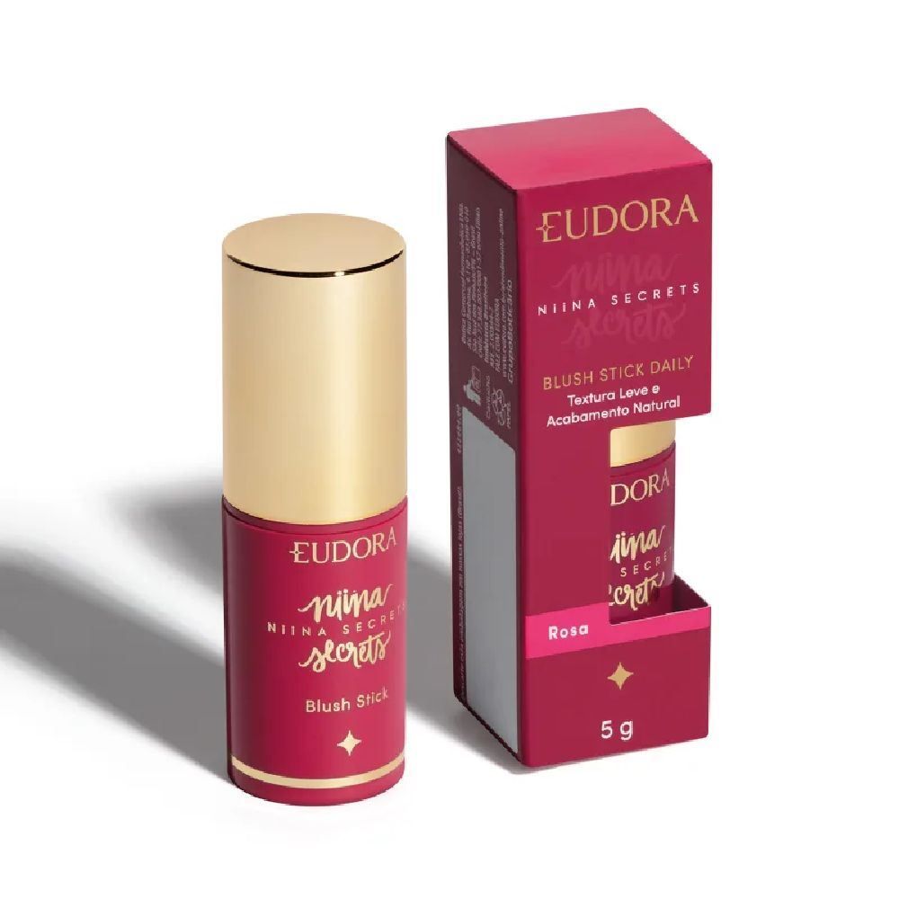 Blush Stick Daily Rosa Eudora Niina Secrets Eudora - 5g