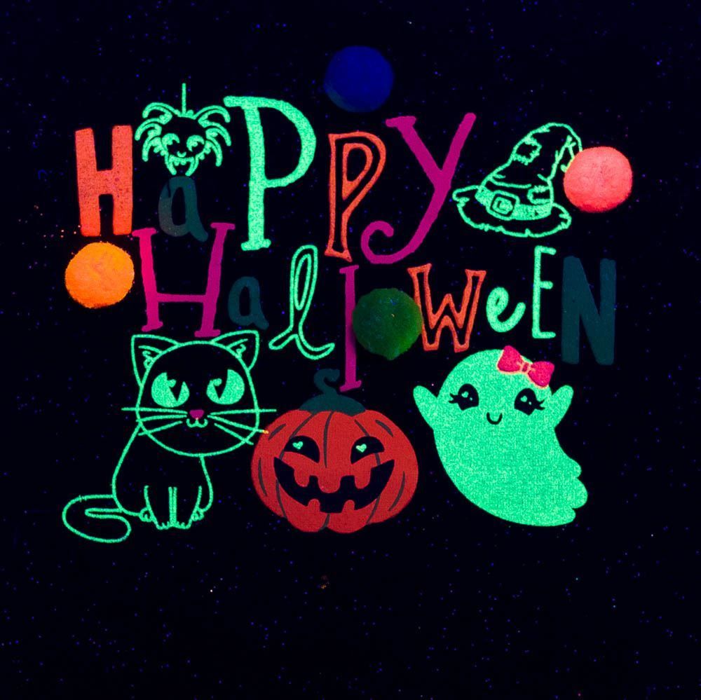 Body de Bebê Menina Brilha no Escuro Halloween Yoyo Baby