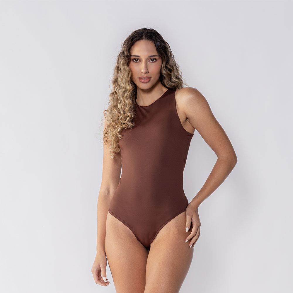 Body Feminino Básico De Microfibra Patrícia Foster