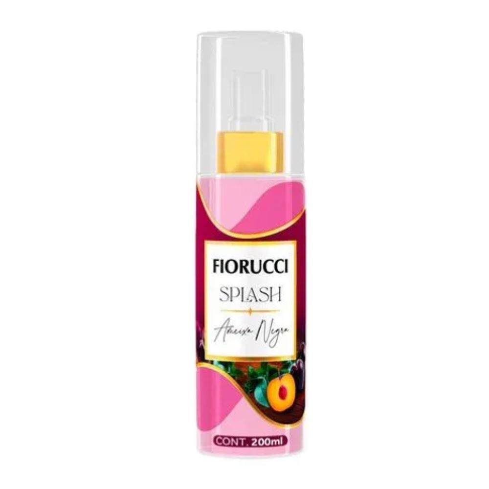 Deo Colônia Feminina Splash Ameixa Negra Fiorucci - 200ml