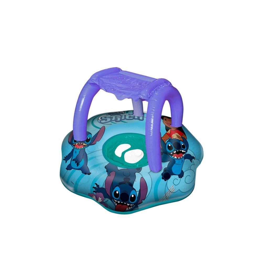 Boia Inflável Circular Com Fralda E Cobertura Stitch 56Cm