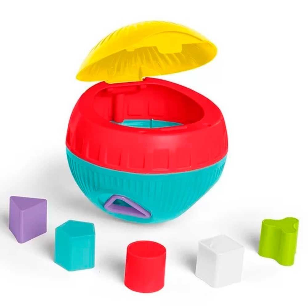 Bola Didática Colorida Fun Ball Com Som Tateti - 872