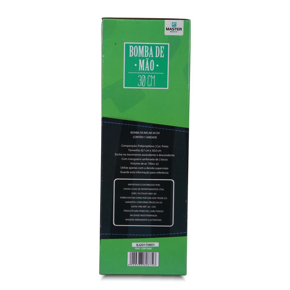 Bomba de Ar Manual Master Camping Hand Pump JL29P386N - DIVERSOS