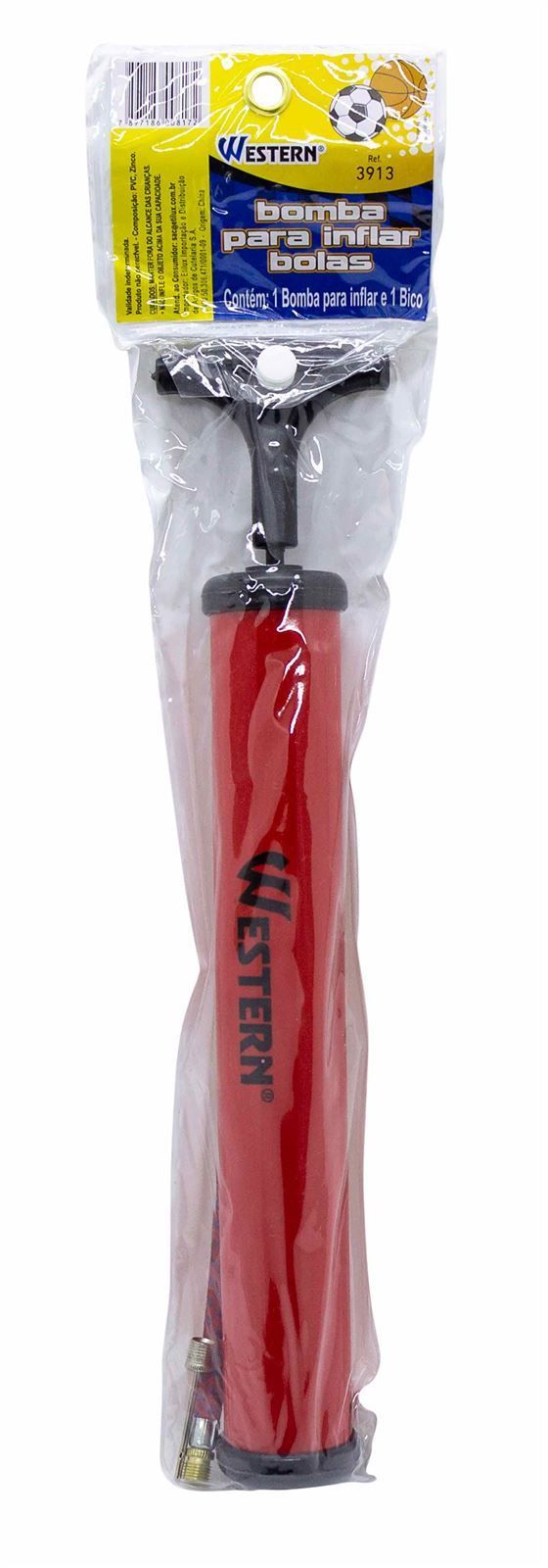 Bomba Para Inflar Bolas Western - DIVERSOS