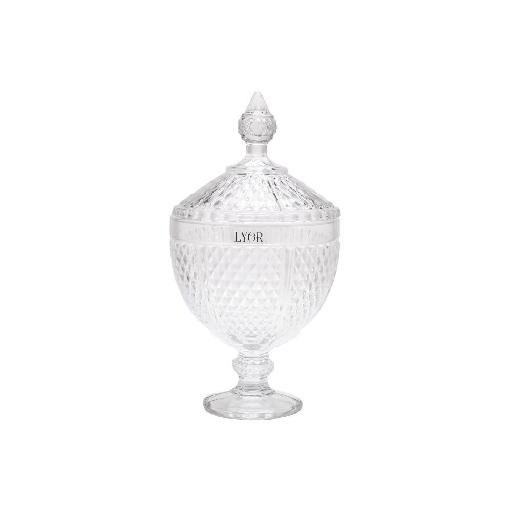 Bomboniere Com Pé Bico De Jaca Lyor 15 Cm - Transparente