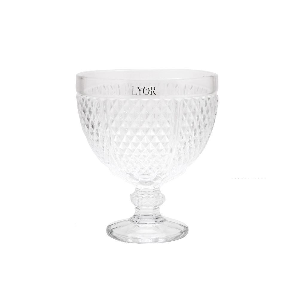 Bomboniere Com Pé Bico De Jaca Lyor 15 Cm - Transparente