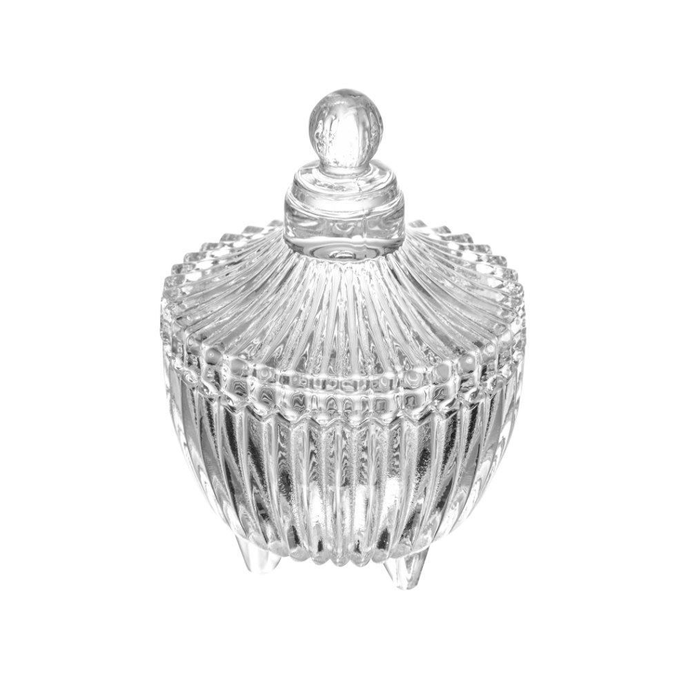 Bomboniere com Pé Carrossel Lyor 10Cm - Cristal