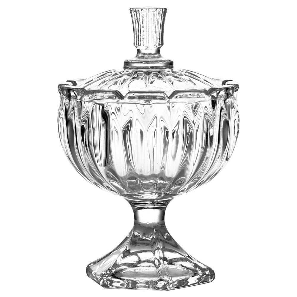 Bomboniere Com Pé L’Hermitage 24Cm - Vidro