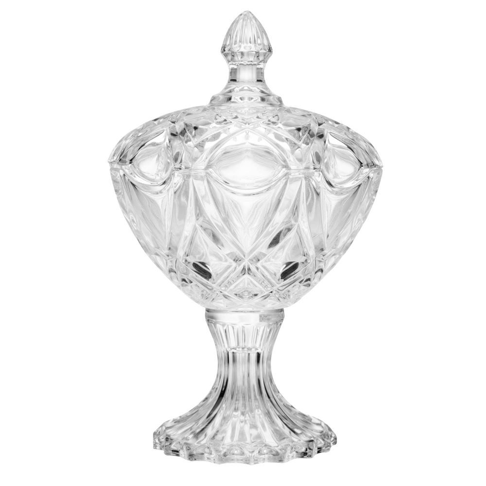 Bomboniere Com Pé Star 18Cm Lyor - Vidro