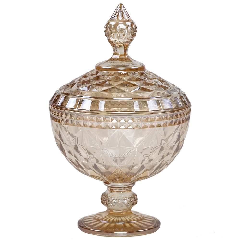 Bomboniere Metalizado Lyor Diamond 15X23cm - Âmbar