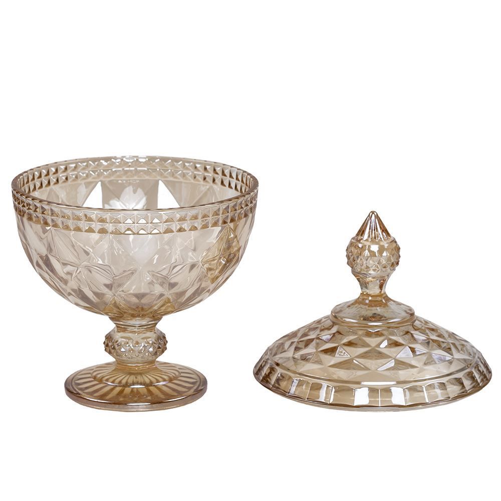 Bomboniere Metalizado Lyor Diamond 15X23cm - Âmbar