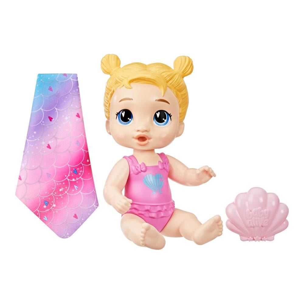 Boneca Baby Alive Sereia Splash Harper Hugs Hasbro - G1477