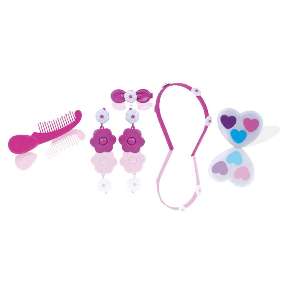 Boneca Busto Nancy Hair Com Acessórios Super Toys - Rosa