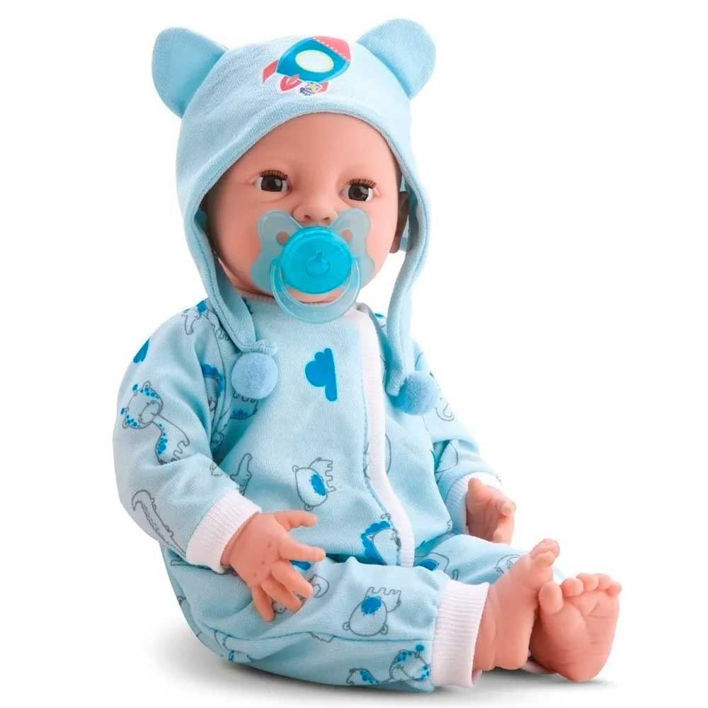 Boneca Diver New Born Brincando De Pijama Menino Divertoys - 8192