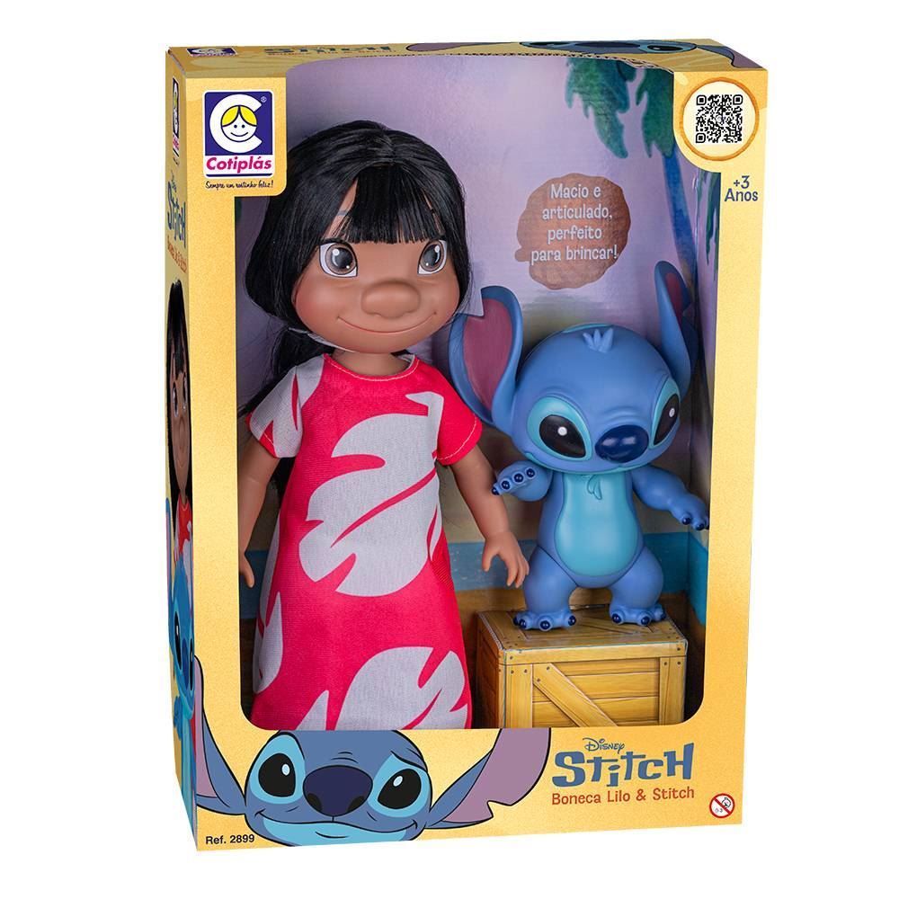 Boneca Lilo E Stitch Cotiplás - 2899