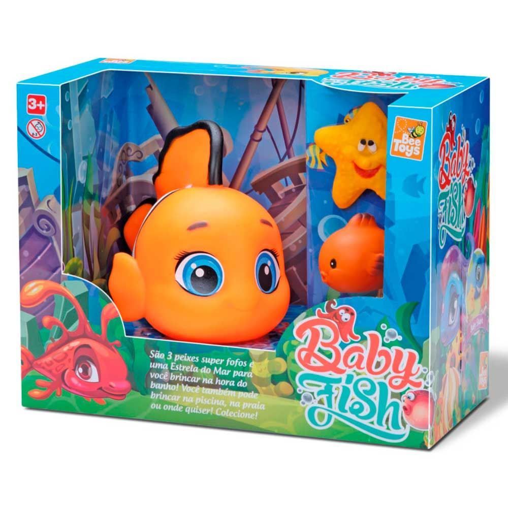 Boneco De Banho Peixinho Baby Fish Bee Toys - 696