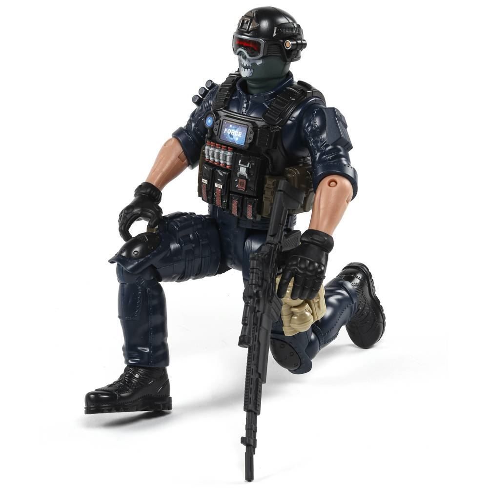Boneco Heroes Forces Soldado Swat Havan Toys - HBR0713 Sortido