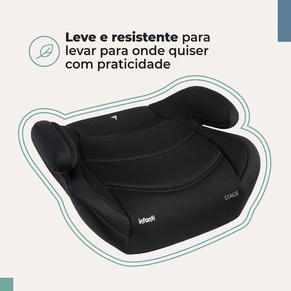 Booster Stage Assento De Elevação Infanti - Preto Eclipse