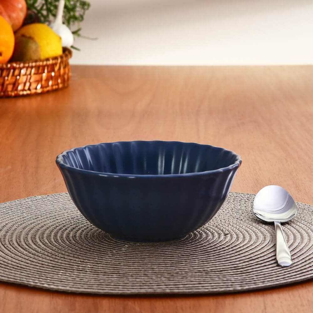 Bowl Cerâmica Sarah Azul Havan Casa - 600Ml