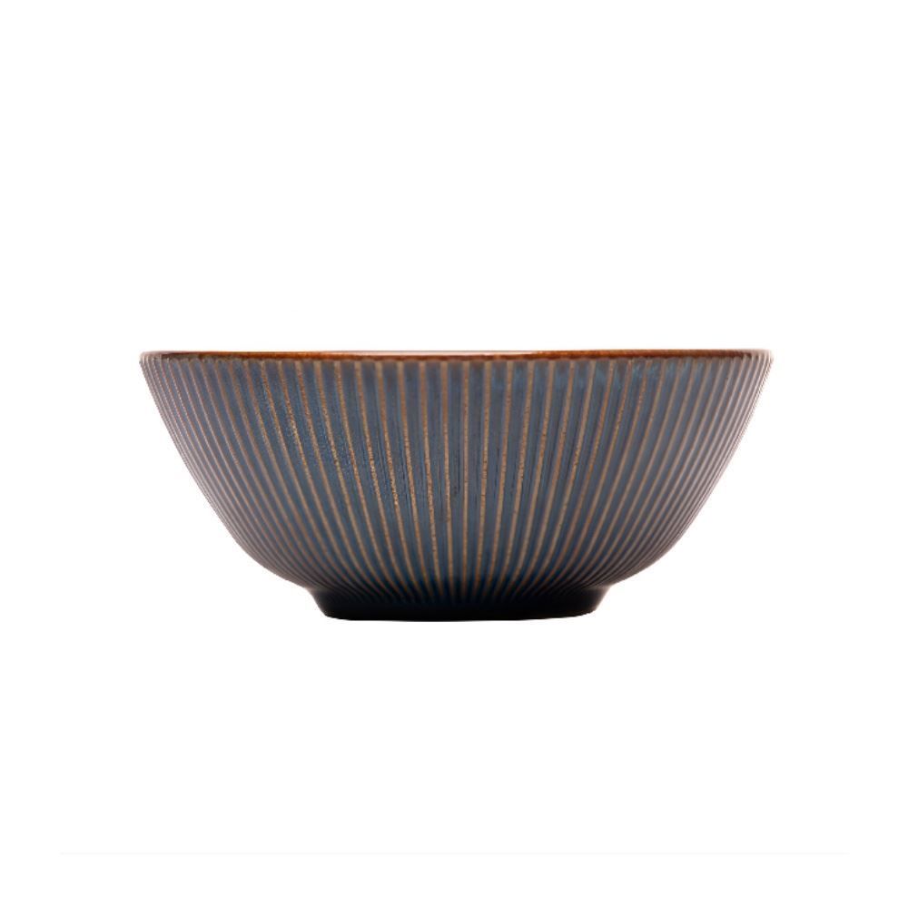 Bowl De Cerâmica Linear Lyor 680 Ml - Azul