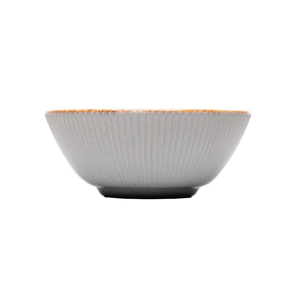 Bowl De Cerâmica Linear Lyor 680 Ml - Branco