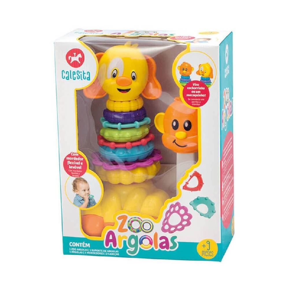 Brinquedo De Encaixe Zoo Argolas Ta Te Ti - 866