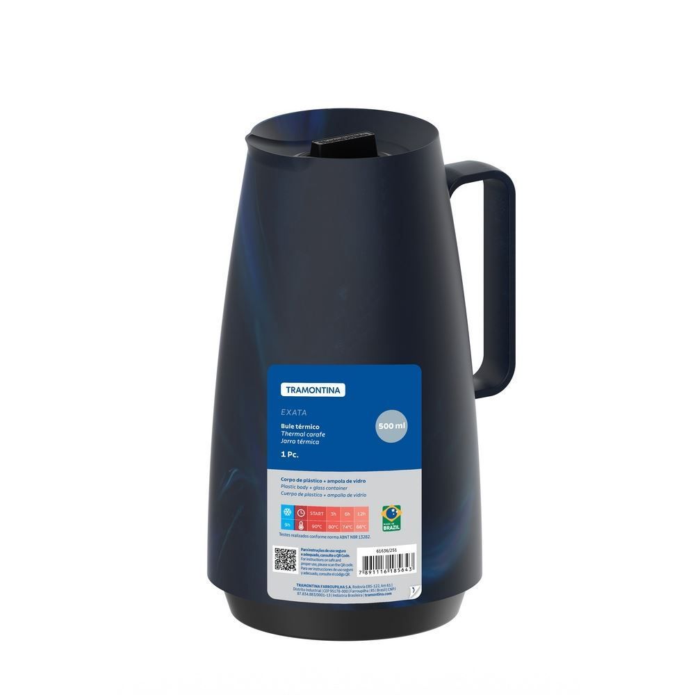 Bule Térmico Exata Marmorizado Tramontina Azul - 500ml