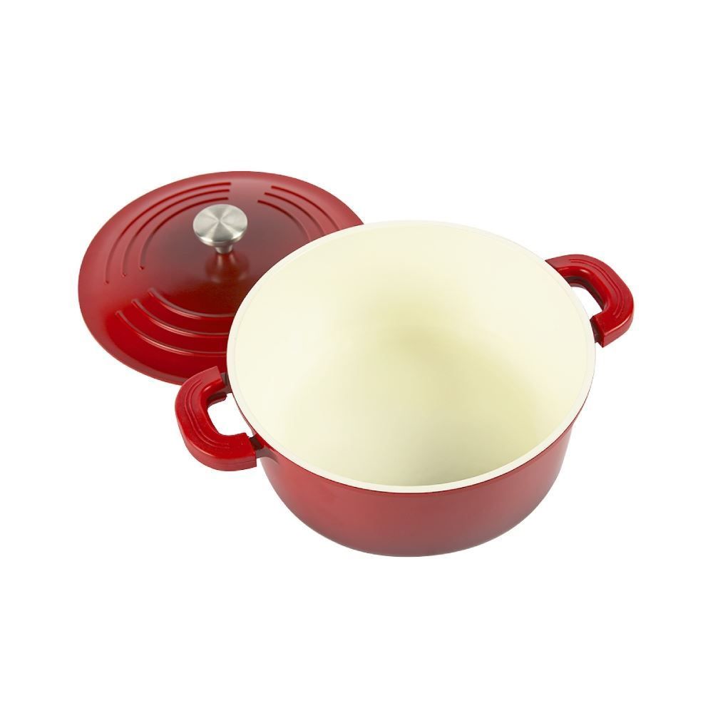 Caçarola Com Tampa Nápoles Havan Casa 24 Cm - Vermelho