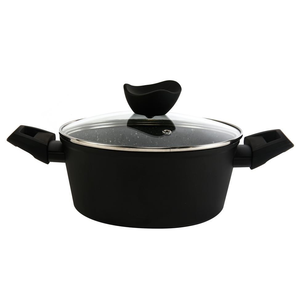 Caçarola De Alumínio E Revestimento Em Granito Ibiza Havan Casa 2,1 L - Preto