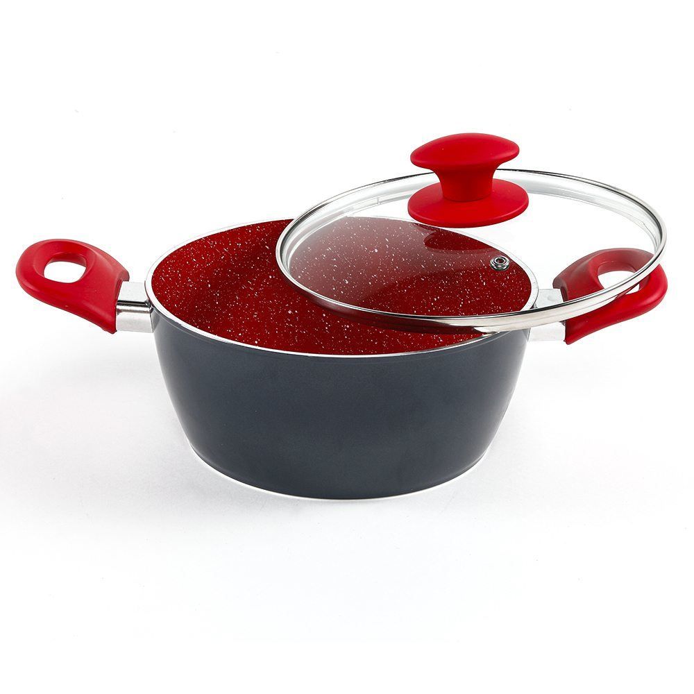 Caçarola De Indução Ceramic Onix Class Home 2,4 Litros - Onix Vermelho