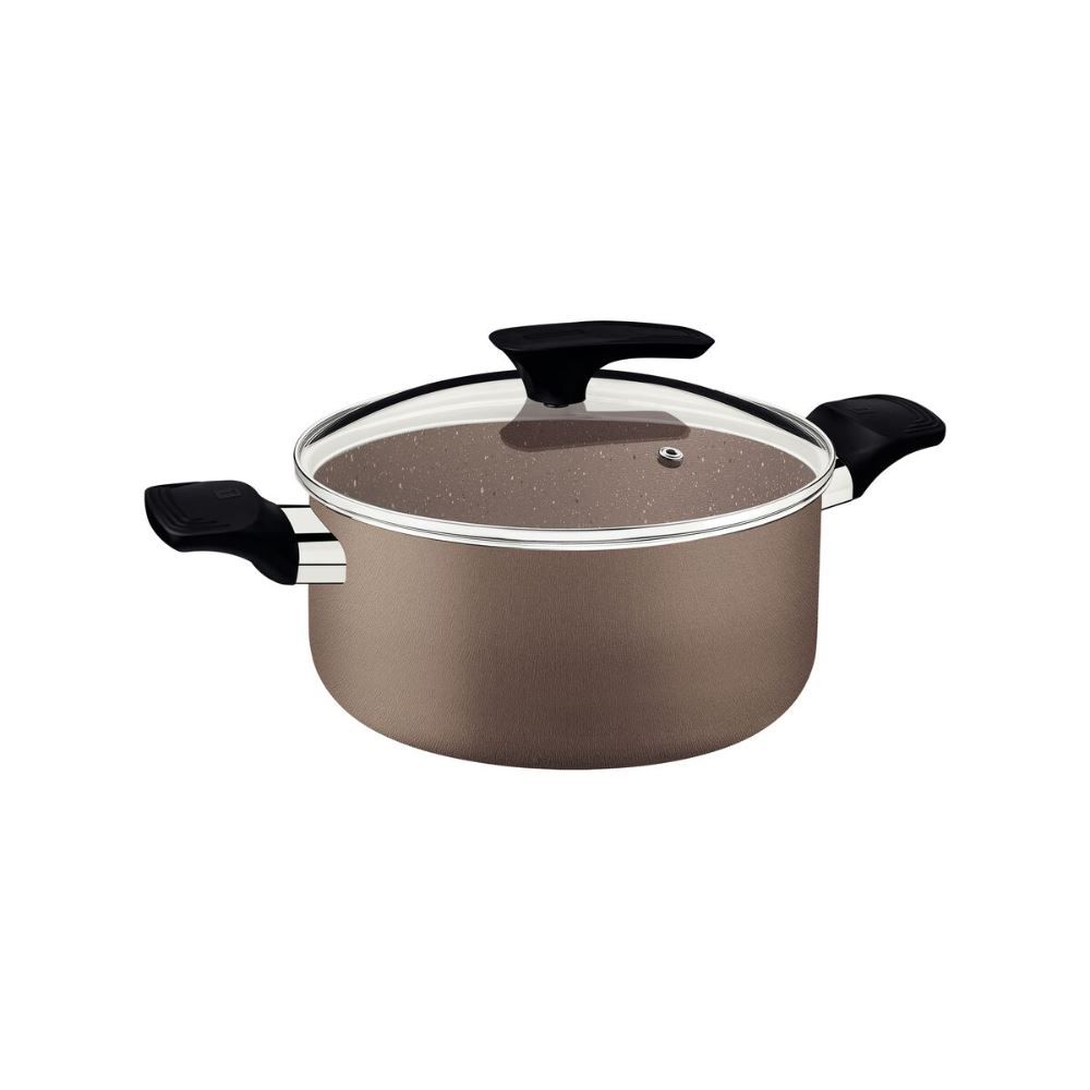 Caçarola Milazzo Tramontina Alumínio Starflon 20Cm - AMENDOA