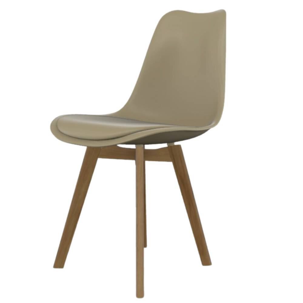 Cadeira 84 Cm Saarinen Havan Casa - Nude