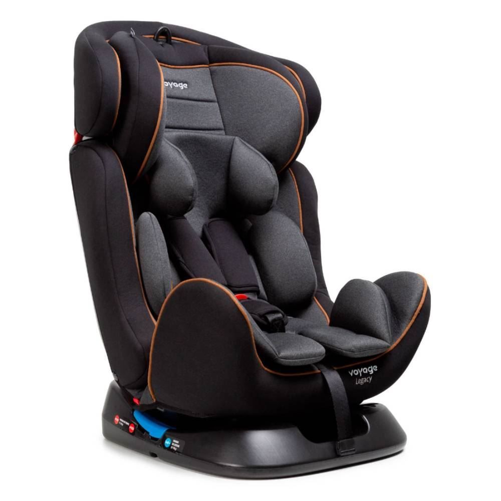 Cadeira Para Auto Reclinável Legacy 0 A 36Kg Voyage - Preto E Cinza