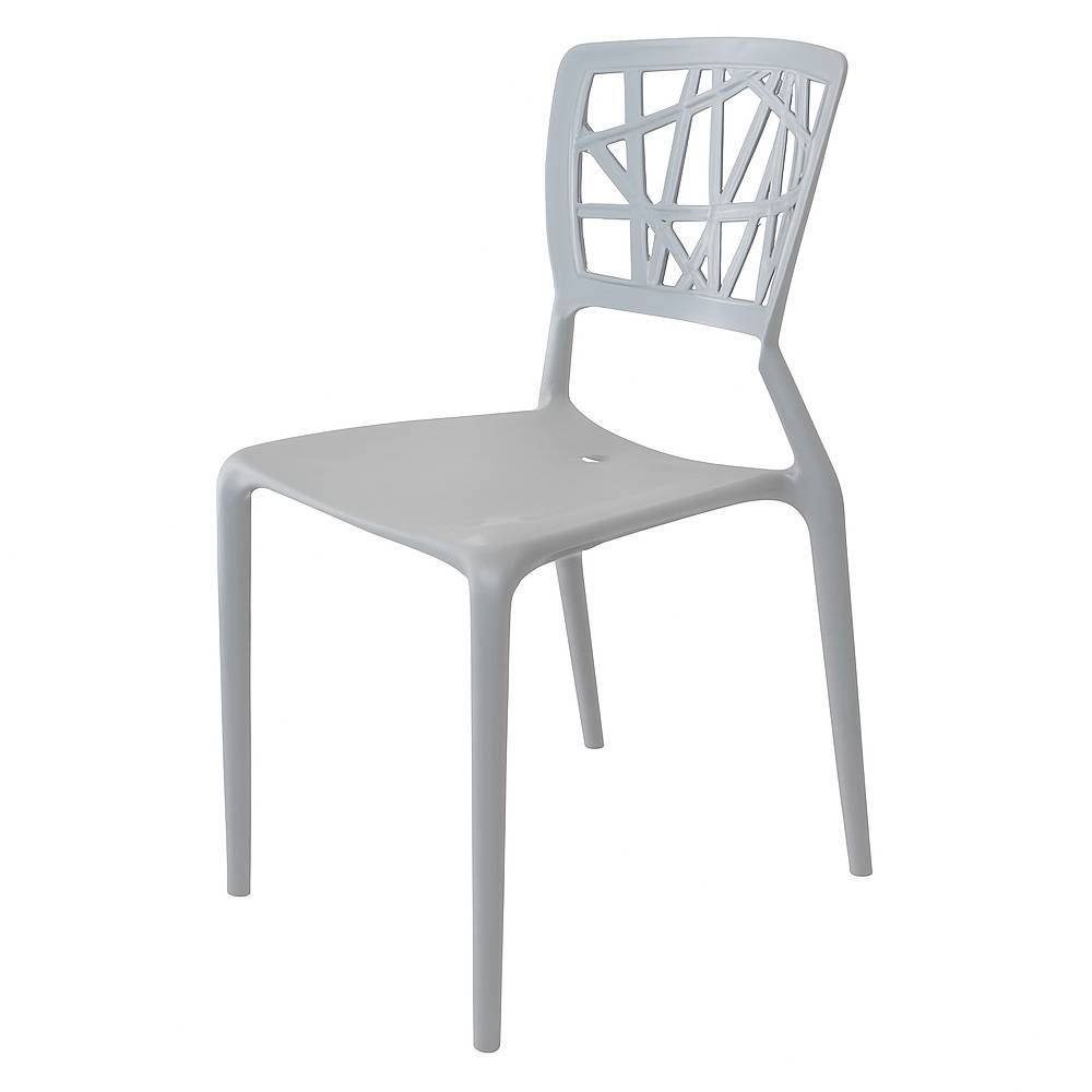 Cadeira Plástica Trama Arqplast - Cinza