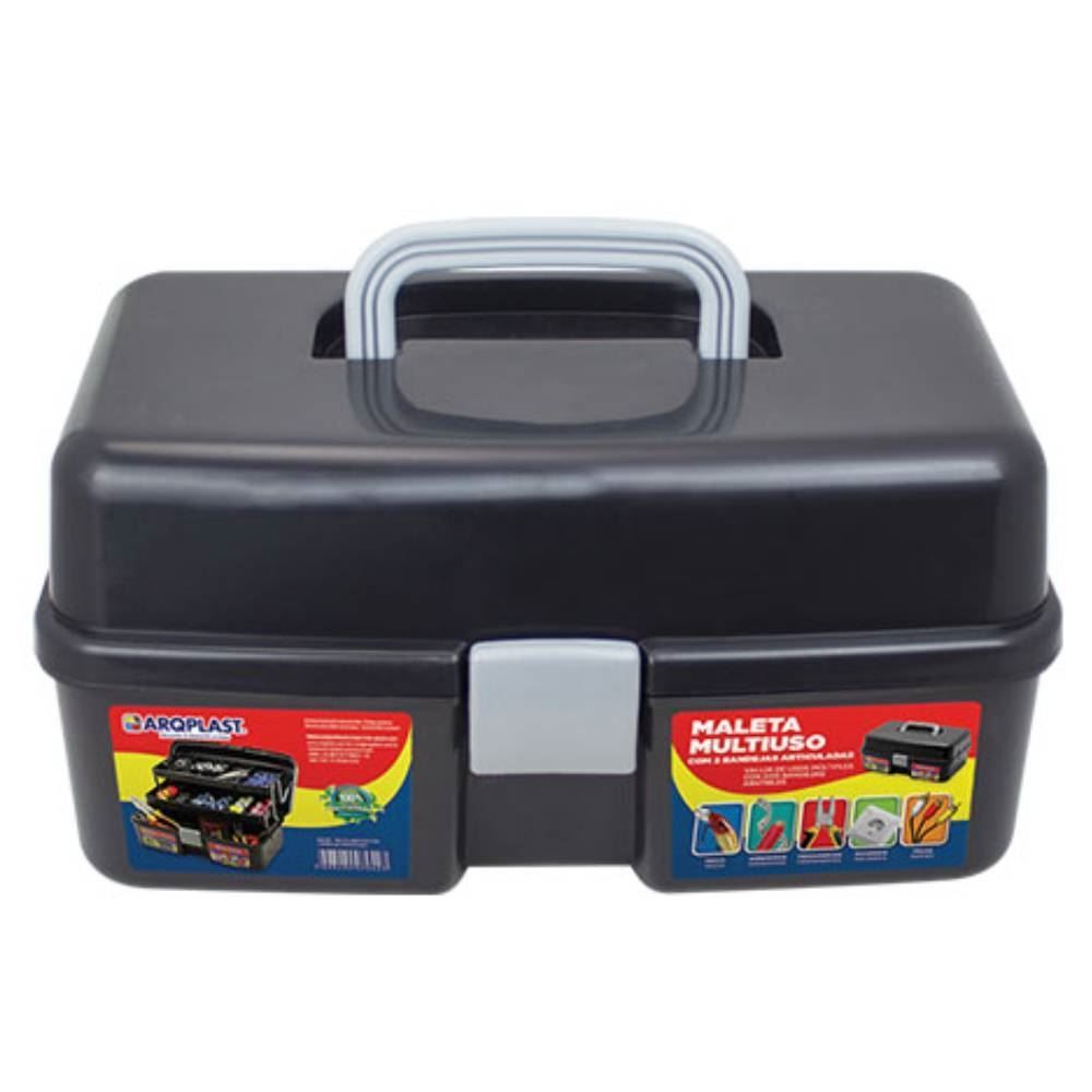Caixa De Ferramentas Multiuso Arqplast - Preto