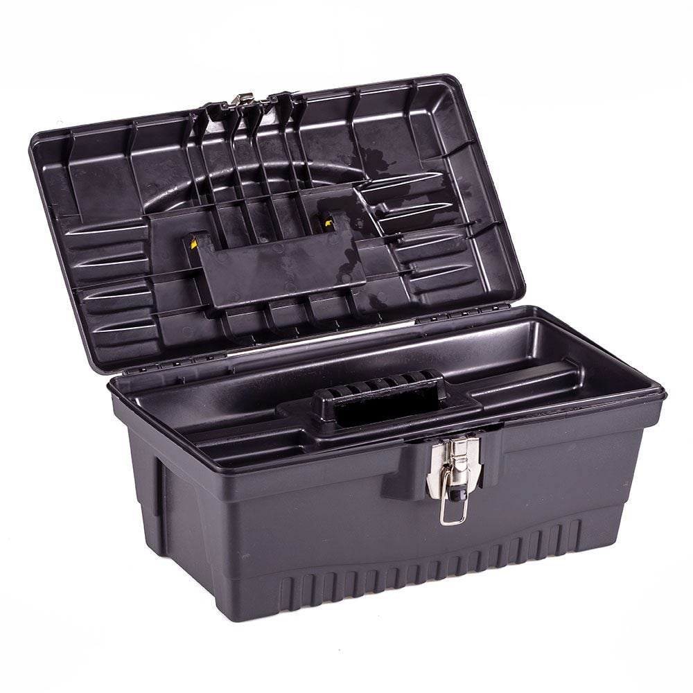 Caixa de Ferramentas Plástica CF-41 São Bernardo - Preto