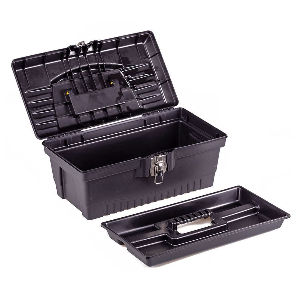 Caixa de Ferramentas Plástica CF-41 São Bernardo - Preto