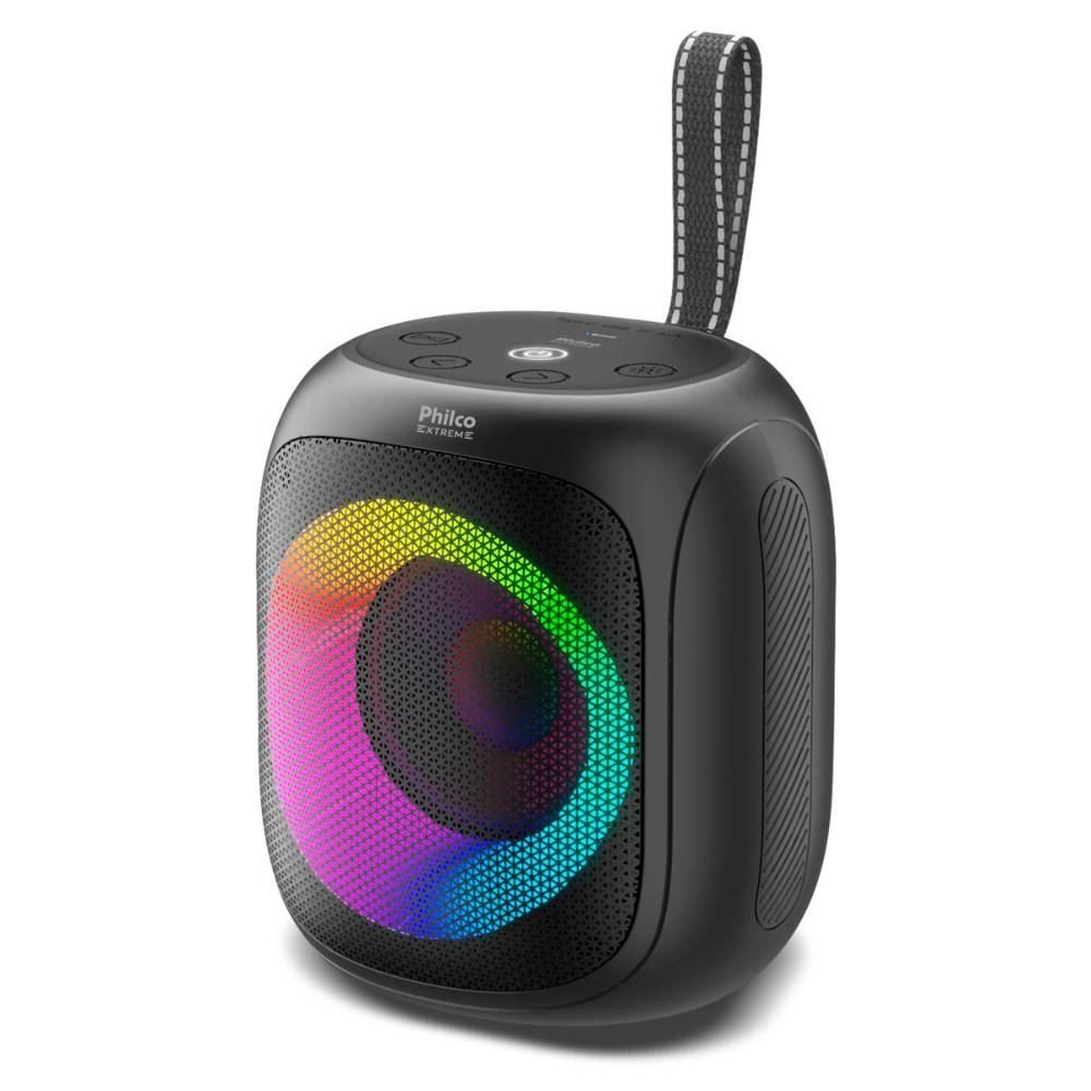 Caixa De Som Bluetooth Philco Speaker Flash Lights 30W Pbs30