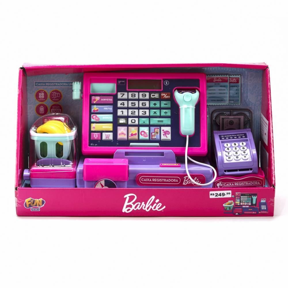 Caixa Registradora Barbie Fabulosa Fun -  F0144-2