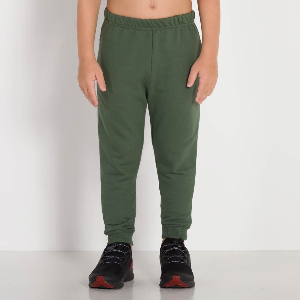 Calça 4 a 10 anos Moletom Felpado Hot Dog