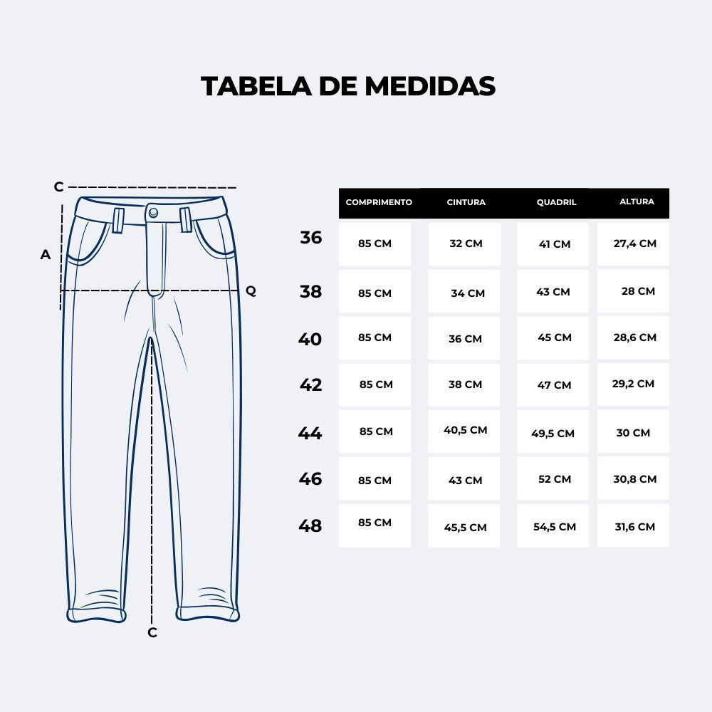 Calça Feminina Jeans Flare Patricia Foster