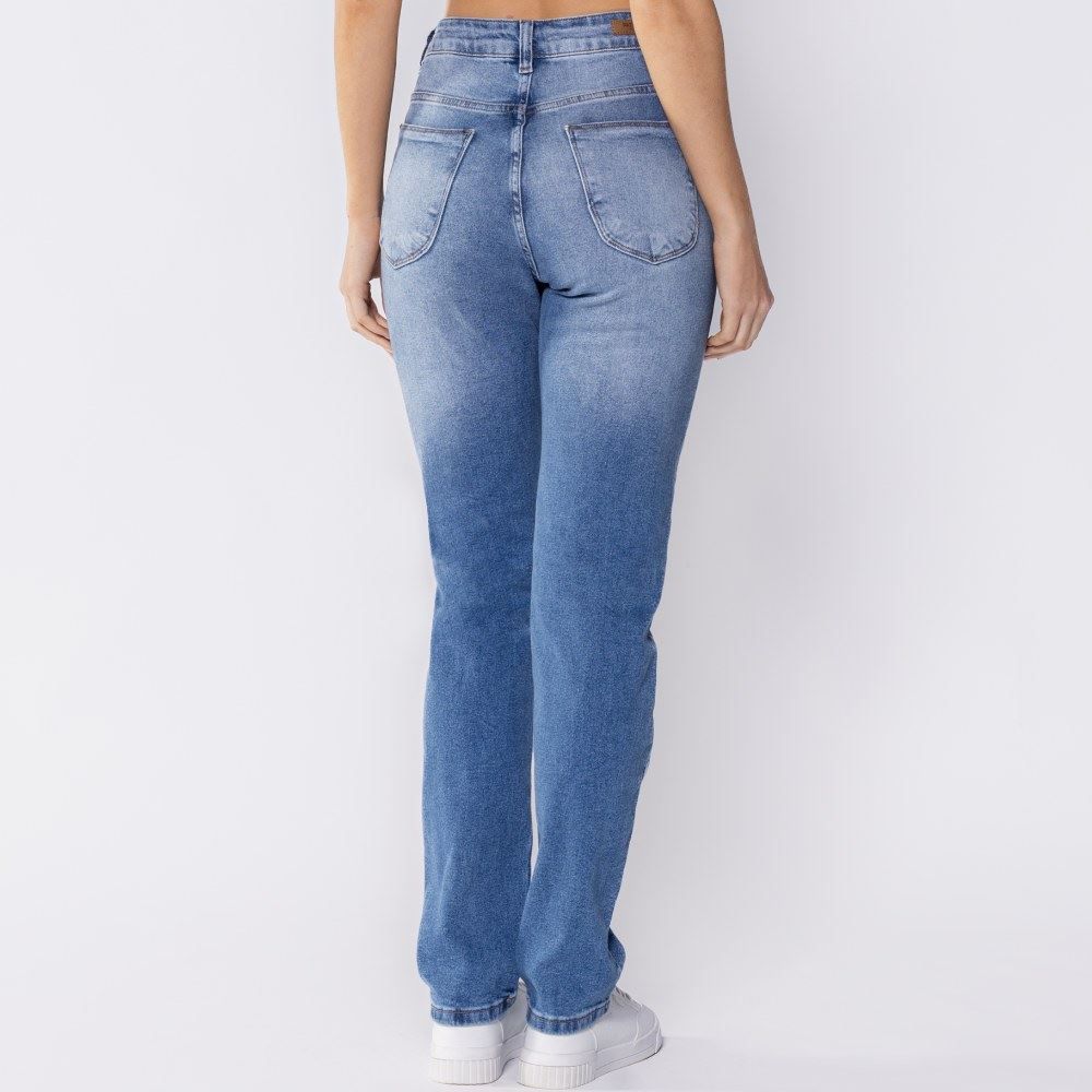 Calça Feminina Jeans Reta Patricia Foster