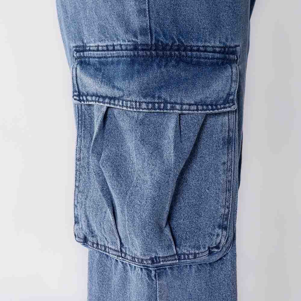 Calça Feminina Wide Leg Cargo Boby Blues