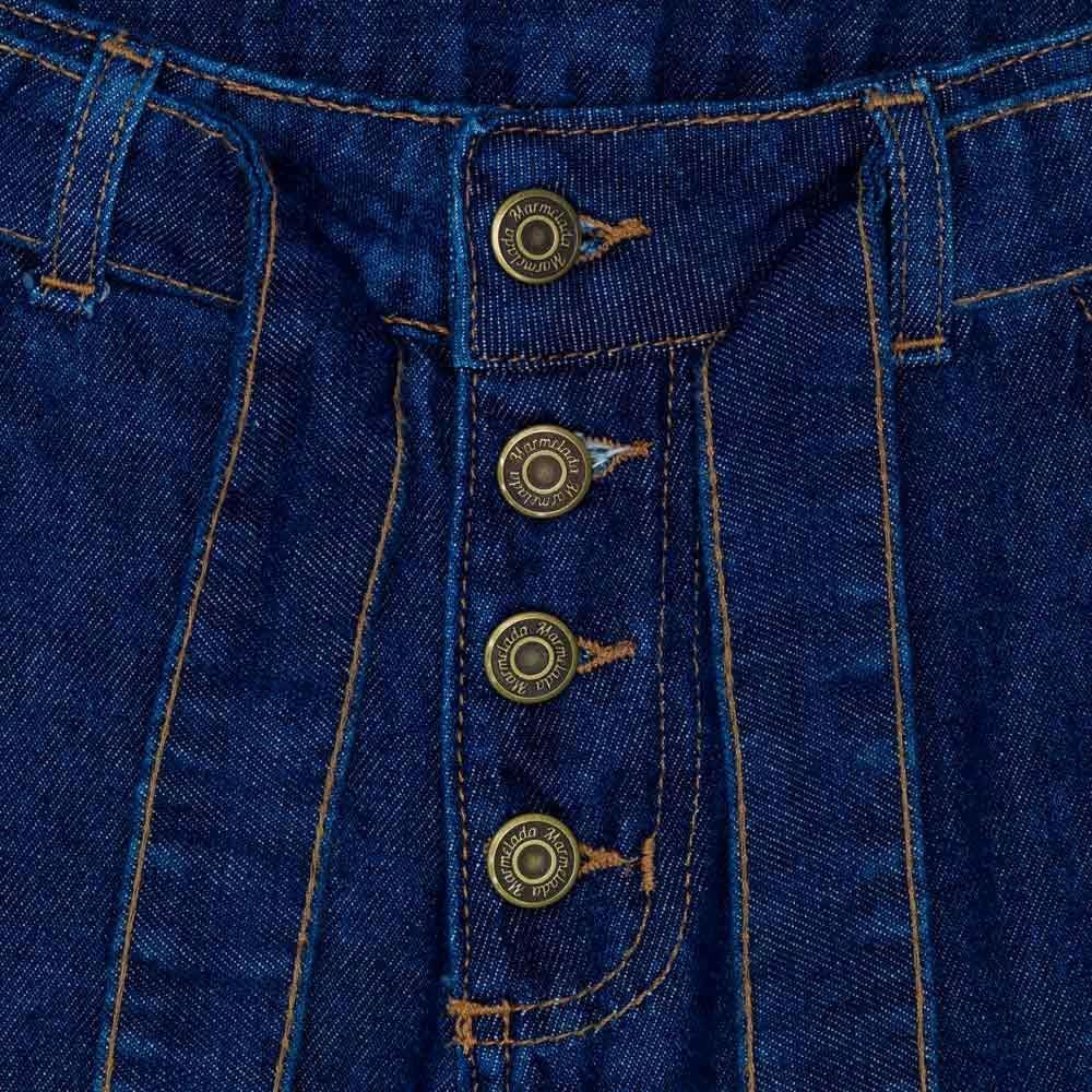Calça Jeans 12 a 16 anos Menina Slouchy Cinto Marmelada