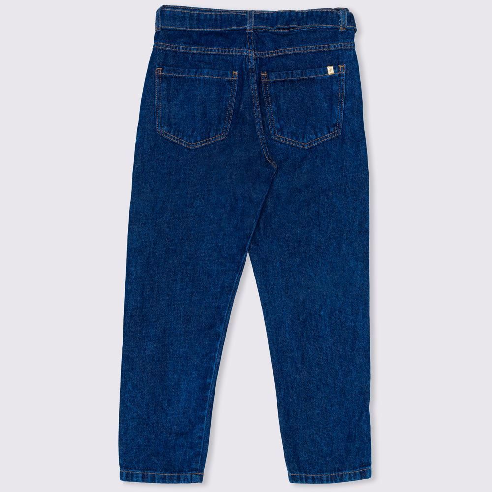 Calça Jeans 12 a 16 anos Menina Slouchy Cinto Marmelada