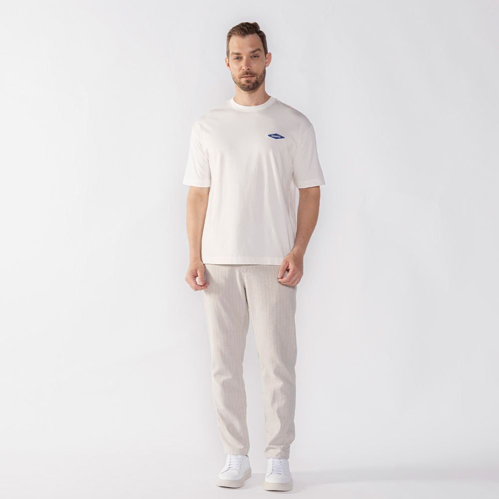 Calça Masculina Alfaiataria Risca De Giz Thing