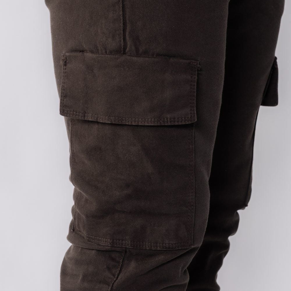 Calça Masculina Skinny Com Bolso Cargo Zune