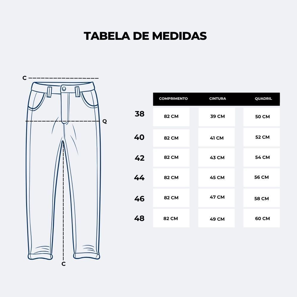 Calça Masculina Slim De Sarja Crocker