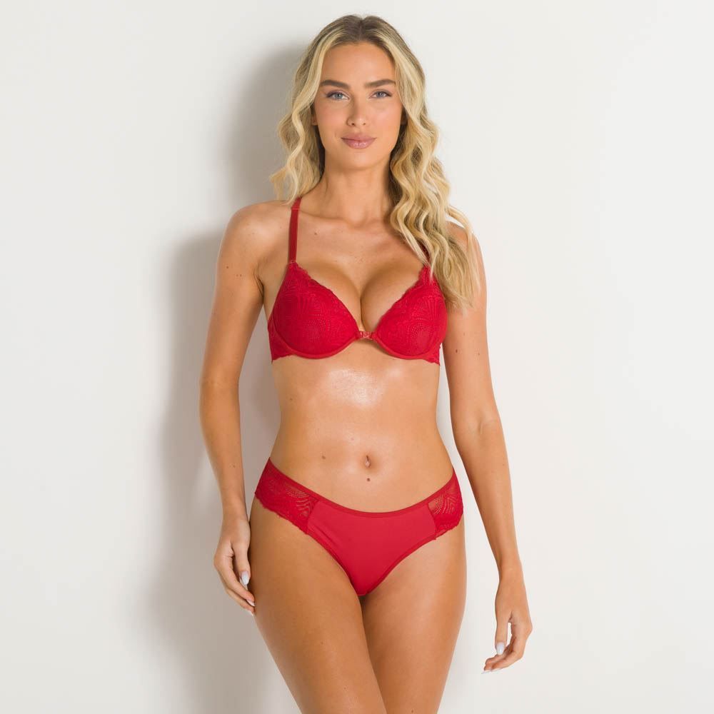 Calcinha Feminina Micro E Renda Camila Moretti
