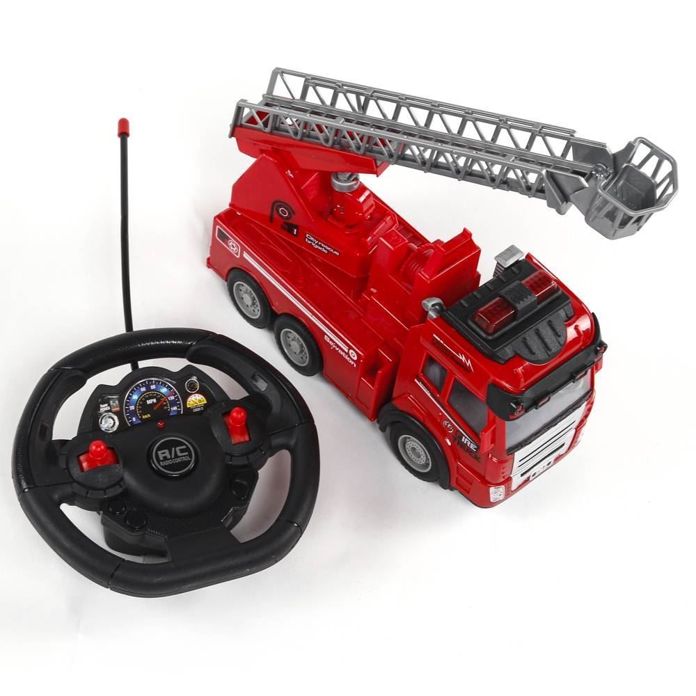 Caminhão De Bombeiro Com Volante Controle Remoto Havan Toys - HBR0691